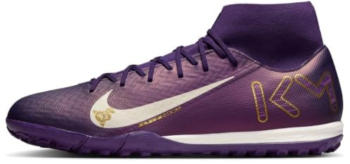 NIKE ZM Superfly 10 Academy KM TF, Scarpe Uomo, Viola Grandi/Avorio Pallido, 40 EU