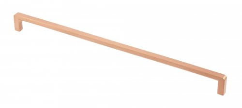 BRESKO 1-20 Stk Möbelgriffe Schrankgriffe Griffe Küchengriffe Stangengriffe Relinggriff Bügelgriff Schubladengriff Türgriff BAGIO (1, Kupfer, Bohrabstand: 320 mm)