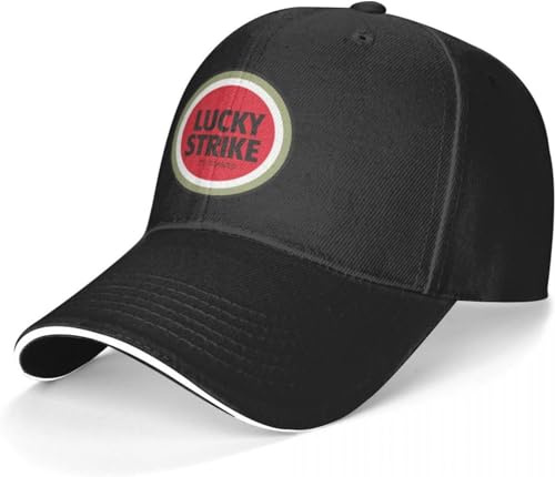 Baseballkappe Unisex Sonnenhut Lucky Strike-Baseballkappe lustige Hip-Hop-Mützen für Männer und Frauen benutzerdefinierte Baseballkappen für das Fitnessstudio Geschenk Freundschaft