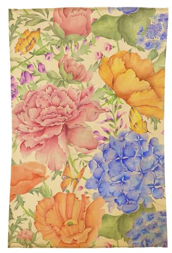 Voyage Maison Idalia Rug (Pink - 120x180cm) | Vibrant large-scale florals with elegant artistic detail