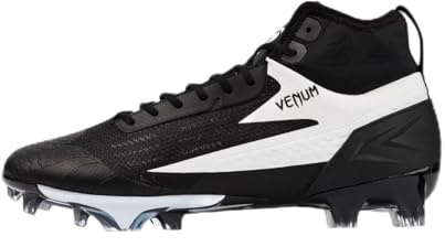 VENUM Elite Botas de Fútbol Americano - Negro/Blanco
