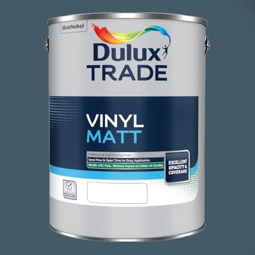 DULUX TRADE VINYL MATT MIDNIGHT TEAL 5L