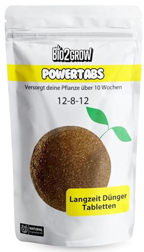 Bio2Grow Power Tabs – Düngertabletten für Pflanzen – 10 Tabletten zur Anwendung in Pflanzsubstraten