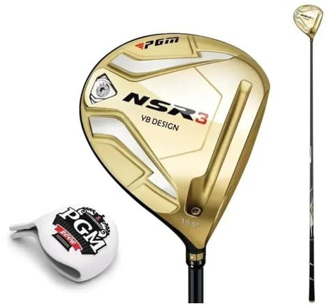 #1/3/5/4H Golf Club Wood R/S Iron Wood Driver Hybrid Titanium Alloy Light Men Right Hand Golf Swing with Headcover (Gold,#1-S)