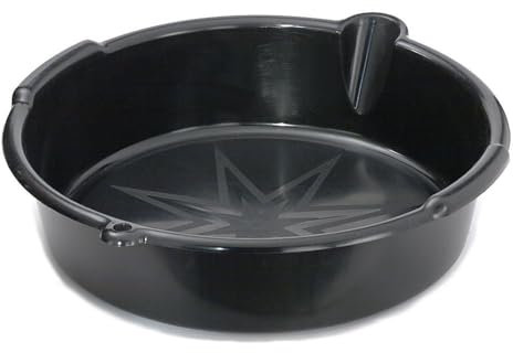 Start - Bac Ramasse Huile d'entretien et d'urgence Voiture, Récupérateur d'Huile pour Moteur, Capacité Optimale, Facile à Utiliser, Idéal pour Garages et Ateliers, Noir