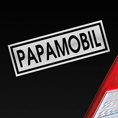 Hellweg Druckerei Papamobil Mama Papa Oma Opa Enkel Familie Liebe Auto Aufkleber Sticker Heckscheibenaufkleber