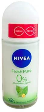 NIVEA Women Pure & Natural Jasmin Deo Roll-on, Anti-Perspirant - 3er Pack (3 x 50ml)