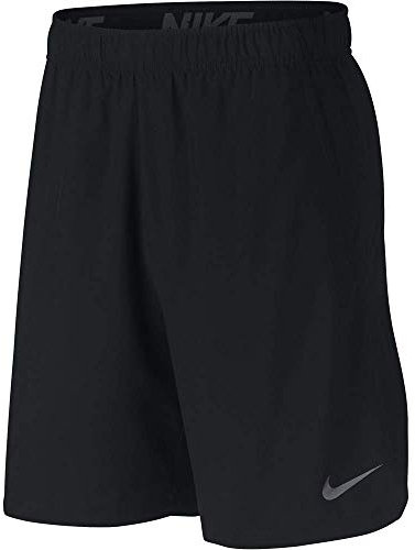 Nike Herren Woven Shorts Flex, Black/Dark Grey, S, 927526-010