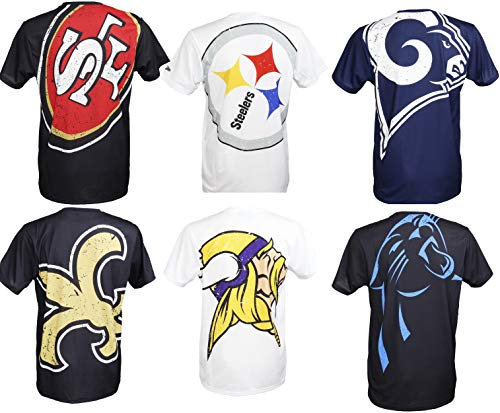 New Era Carolina Panthers Big Logo Back T-Shirt Black - L