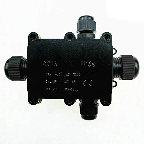 Abzweigdose Kabelverbinder 4 Wege Elektrische Abzweigdose Kabel Drahtverbinder IP68 Wasserdicht
