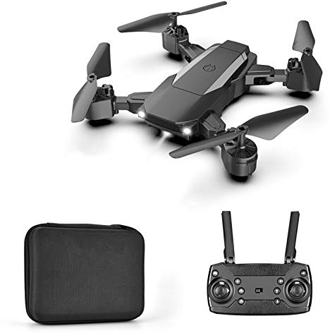 WWYL Mini Drone, 4K High-definition Dual Camera, Mobile Phone Control, Headless Mode, Height Hold, 360-degree Flip, Storage Bag (Black standard)