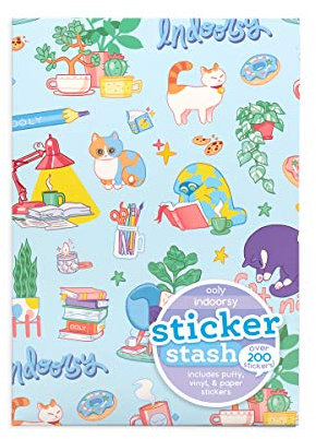 OOLY Sticker Stash – Indoorsy: Über 200 Aufkleber, Vinyl, Kreativ, Sticker