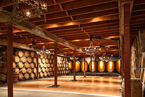 HOLZFÄSSER Fototapete VLIES-250x186 cm (1025A)-Bistro Bar Vintage Pub Design Holz Weinkeller Wandtapete-Inkl. Kleister-Vliestapete Bild Dekoration Wand-Dekor Moderne Motiv-Tapete Panorama Poster XXL