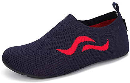 SAGUARO Pantofole Uomo Donna Ciabatte Traspiranti Leggere Pantofola per Casa Comode Antiscivolo, Ciano 40/41 EU