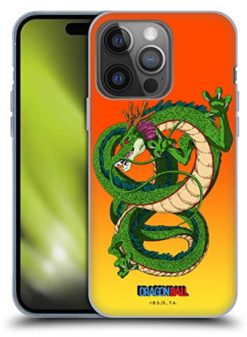 Head Case Designs Officially Licensed Dragon Ball Shenron Characters Gel Case [Military Grade Protection] Compatible with Apple iPhone 14 Pro and Compatible with MagSafe