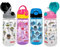 Nuby 2-Pack Kid’s Printed Flip-it Active Water Bottle with Push Button Cap and Soft Straw - 18oz / 540ml, 18+ Months, 2-Pack, Prints May Vary
