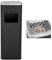 Dyna-Living Outdoor Stainless Steel Trash Bin With Lid - Commercial Garbage Can for Garden, Backyard, Home, Office, Restaurant (Black)