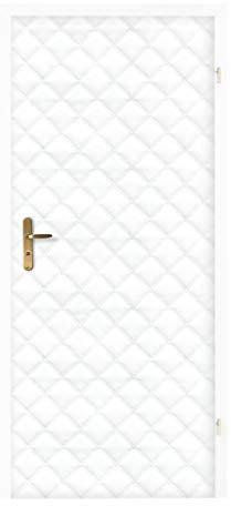 TapeOn - Imbottitura per Porta Fai Da Te - Isolamento Termico e Acustico - Protezione Dal Freddo - Set Premium 2 in 1 Con Accessori Di Montaggio - Bianco - T3 KARO