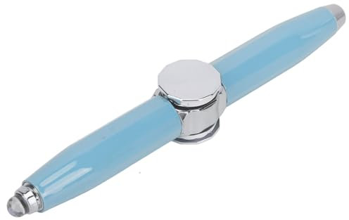 Fidget Pen Pen, Fidget Pen mit LED-Licht Zur Linderung von ADHS-Stress, Kugelschreiber, Anti-Stress-Angst-Geschenkstift für Business-Erwachsene, Studenten,