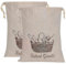 Closer Bread Bags for Homemade Bread 2 Pack-Linen Bread Bag Reusable Natural, Bread Loaf Bags, Reusable Produce Storage Bread Easy to Use