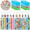 GUBOOM Mitgebsel Kindergeburtstag, 85 Stück Patrol Party Mitgebsel Set, 10Pcs Geschenktüten, 10pcs Patrol Schlüsselanhänger, 15 Schnapparmband, 50Pcs Patrol Aufkleber, Party Dekoration für Kinder