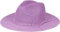 styleBREAKER Damen Panama Sonnenhut mit dünnem Hutband, Strohhut, Schlapphut, Sommerhut, Fedora Hut 04025040, Farbe:Flieder