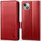 CASBST Handyhülle für iPhone 13 Hülle Premium Leder Schutzhülle Klappbar mit Kartenfach Ständer Magnet für iPhone 13 Handytasche mit RFID Kameraschutz Flip Case Klapphülle für iPhone 13 Rot