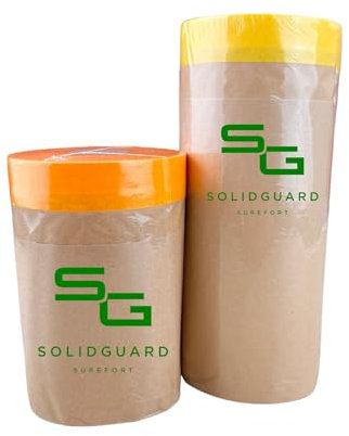 Abdeckpapier mit selbstklebend 5er Set 30cm x 20m Abdeckband aus Washi Goldbandpapier für Lackieren oder für Fenster abkleben Dieses Band ist geeignet zum Abdecken bei der Arbeit mit dem Airlessgreät