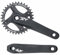 Platos Y Bielas Bike Square Taper 170Mm 104BCD 32/34/36/38/40/42T Plato Monoplato Platos Y Bielas Mountain Bike para 7/8/9/10/11 Velocidad A,34T