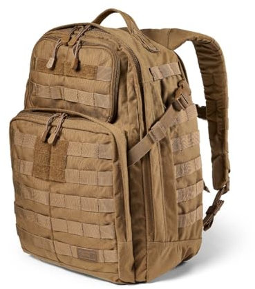 5.11 Taktischer Rucksack, RUSH 24 2.0 Militär Survival Molle Rucksack mit Laptopfach, 37L, Kangaroo, Style 56563ABR