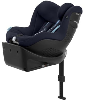 CYBEX Gold Kinder-Autositz Sirona Gi i-Size Plus inkl. Base, Ab ca. 3 Monaten bis 4 Jahre (Ab Geburt mit Neugeboreneneinlage), Max. 20 kg, 61 - 105 cm (Ab 40 cm mit Neugeboreneneinlage), Ocean Blue