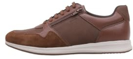 Geox Herren U Avery Sneaker, Braun, 42 EU