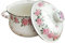 Generisch Amphora-Emaille-Topf emaille topf antihaft topf kitchen appliances pfannkuchenpfanne flache pfanne Schüsseln großer Kochtopf mit Deckel doppelt Zinn praktischer Topf Nudelkochtopf