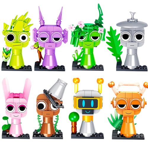 Kouipoie Sprunki Spielzeugfiguren Set, Bunte Sprunki Action Figures für Kinder und Erwachsene, Gamer und Deko, Ideal für Weihnachten und Geburtstage (8PCS)