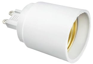 blendend ADATTATORE PORTALAMP.ONLEX G-9 A E-14: converte facilmente il tuo portalampada G-9 in E-14, compatibile con più lampadine. Ideale per l'illuminazione personalizzata in qualsiasi spazio.
