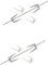 Toddmomy 2ensembles Set De Fourchettes à Rôtir Pour Poulet Et Outils De Barbecue Rotatifs Pour Grillades Maison Avec Tige Et Vis Incluses