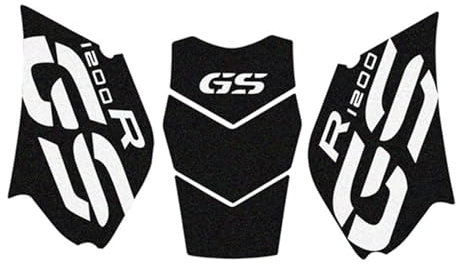 LXSKJ Adesivo per carrozzeria Moto Rilievo del Carro Armato Accessori Protector Adesivo per BMW R 1200 GS Adventure R1200GS ADV 2005-2009 2010 2011 2012(White)