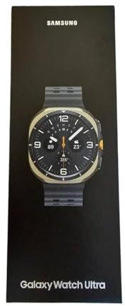 SAMSUNG Galaxy Watch Ultra 2025 (47mm, 64GB Storage, LTE, Titanium Silver)| Upto 100h Battery| 3nm Processor| Dual GPS| Quick Button/Siren| Sapphire Glass| 10ATM and IP68| BP and ECG Monitor