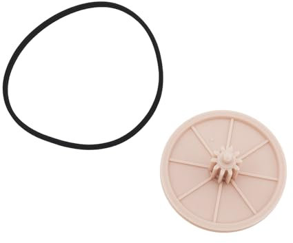 VGOL CD-Player-Radfach-Getriebe 10T Und Riemen-Kit Kompatibel mit MARANTZ CD-72 CD-52SE CD-52 Mk II SAA7350 Kompatibel mit P-hilips CDM-4