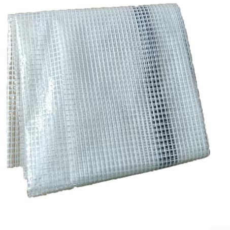 Bâche de protection en PVC pour serre contre la neige et le froid, idéale pour les petits jardins et espaces urbains (blanc)