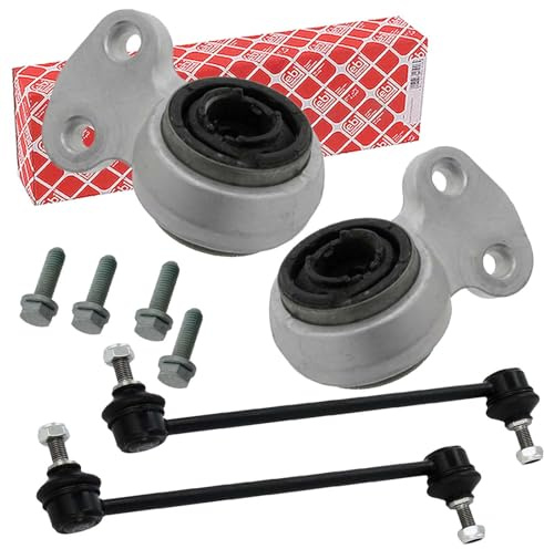 Febi Hydrolager Querlenker Rep-Satz+koppelstange | passend für 3ER E46 Z4 E85 Kompatibel mit 3 (E46),3 Cabriolet (E46),3 Compact (E46),3 Coupe (E46),3 Touring (E46),Z4 Roadste