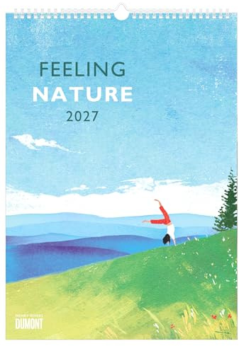 Rivers: Feeling Nature 2027: Wandkalender 29,7x42 cm mit Outdoor-Illustrationen von Henry Rivers im minimalistischen Design und Spiralbindung und Spiralbindung