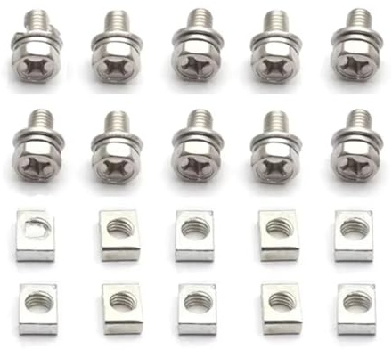Motorradbolzen Universal 10 Set Motorrad Roller ATV Dirt Bike Batterie Terminal Mutter Und Für Bolzen Schrauben Motorrad Montage Kits(M6)