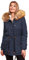 Navahoo warme Damen Winter Jacke Teddyfell Winterjacke Parka Mantel B399 [B399-LaViva-Navy-Gr.XL]