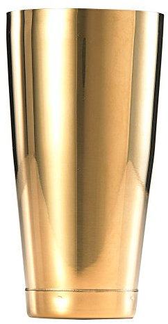 Barfly Weighted Cocktail Mixing Shaker Tin, Stainless Steel, Gold, 9.21 x 0.13 x 17.78 cm