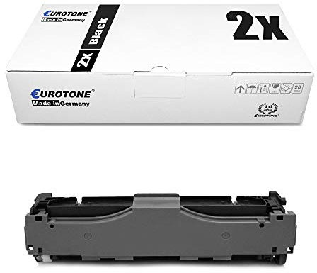 2X Eurotone kompatibler Toner für HP Color Laserjet Pro M 452 wie CF410A CF 410 A 410A Black