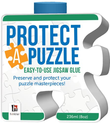 Curious Universe - Protect-A-Puzzle Jigsaw Glue - Non-Toxic Puzzle Glue - Long Lasting Glue to Protect Jigsaws - Perfect for Puzzle Lovers - 236ml Bottle