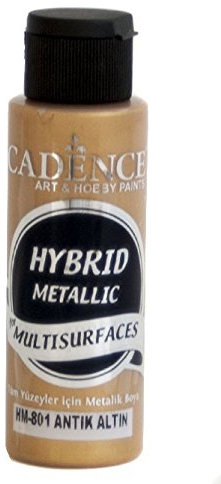 Cadence Pintura Acrílica Multisuperficie Hybrid Metálica Oro Viejo Ref. H801