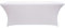 EBETA Cubierta de la Mesa, Spandex Lycra Elástica Cubierta de Mesa Paño de 6 pies Rectangular Adecuado a la Mesa de Banquetes Matrimonial Mesa de Caballetes 183 * 76 * 76 cm（Blanco）