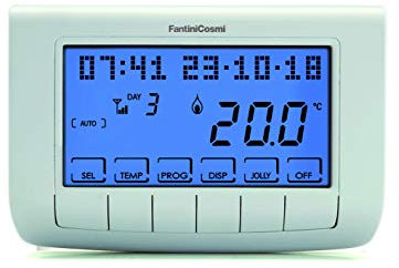 FANTINI COSMI CH140GSM2 - Cronotermostato con modem GSM integrat, Bianco